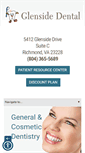 Mobile Screenshot of glensidedental.com